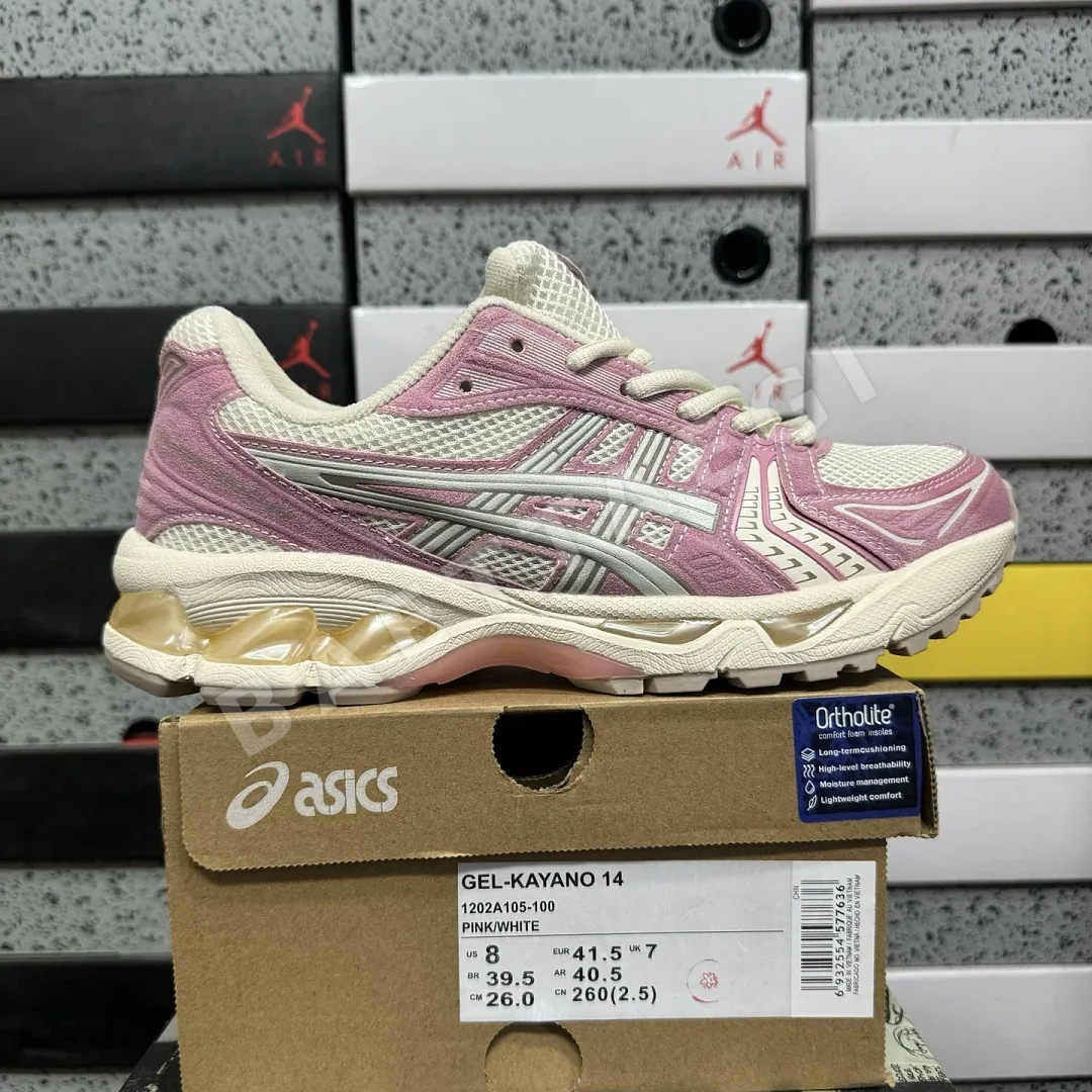 아식스 [LZ] 젤 카야노 14 1202A105-100 200574 Asics Gel-Kayano 14 Cream Pink Sal