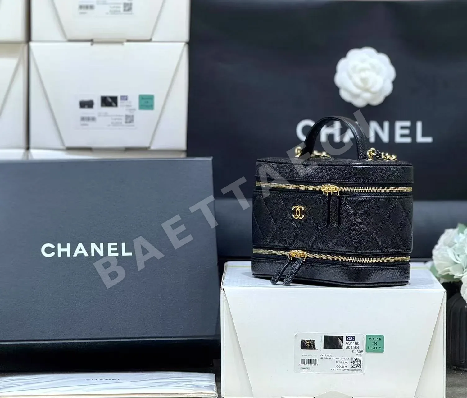 샤넬 더블 지퍼 메이크업 백 가방 AP4688 상세 이미지 3