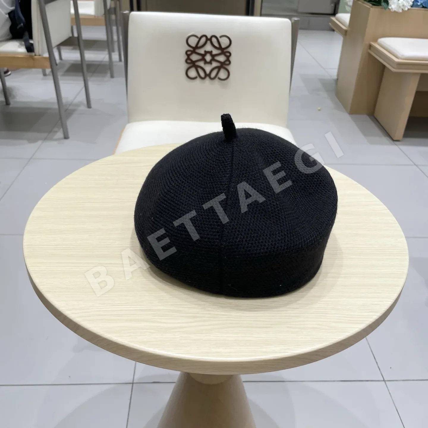 루이비통 무지 베레모 모자 상세 이미지 2