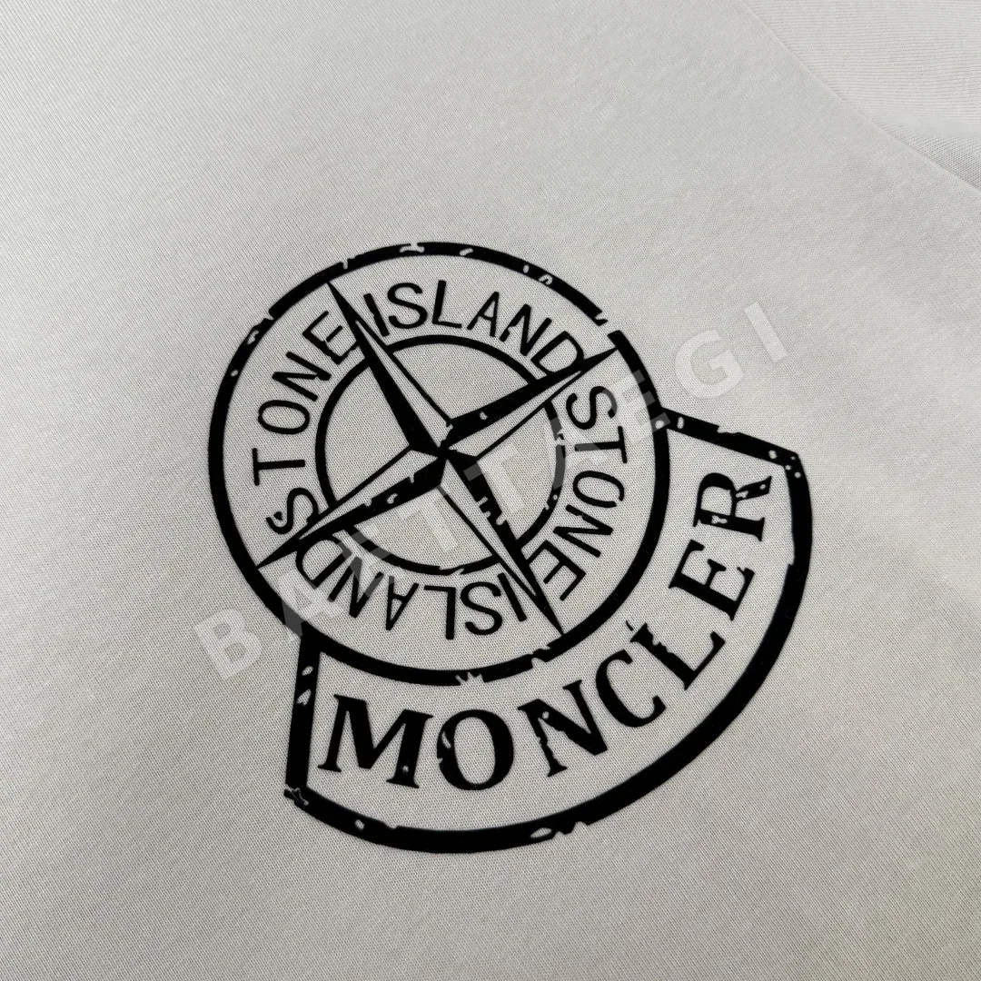 몽클레르 크루넥 코튼 남성 반팔 티셔츠 상세 이미지 6