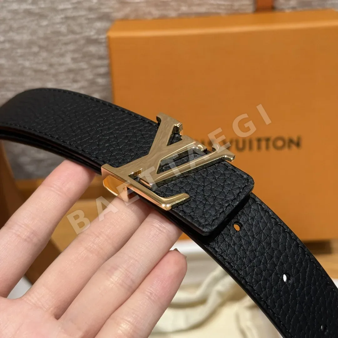 루이비통 30mm 리버시블 트리옹 가죽 벨트 상세 이미지 5