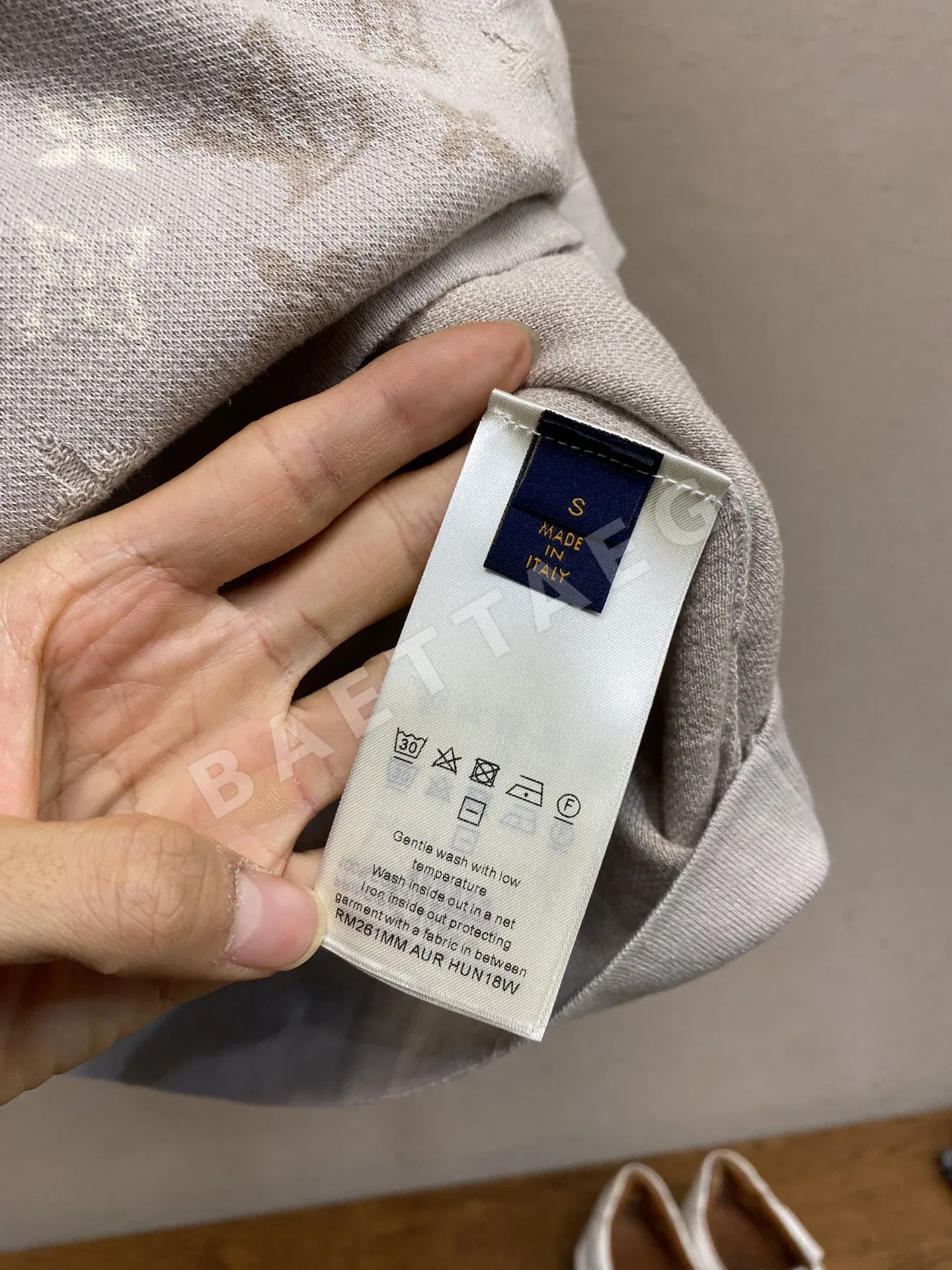 루이비통 모노그램 자카드 반팔 티셔츠 상세 이미지 7