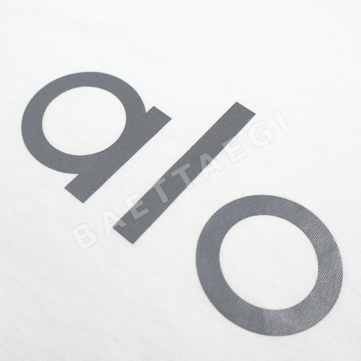알로 반사 로고 남여공용 반팔 티셔츠 상세 이미지 4