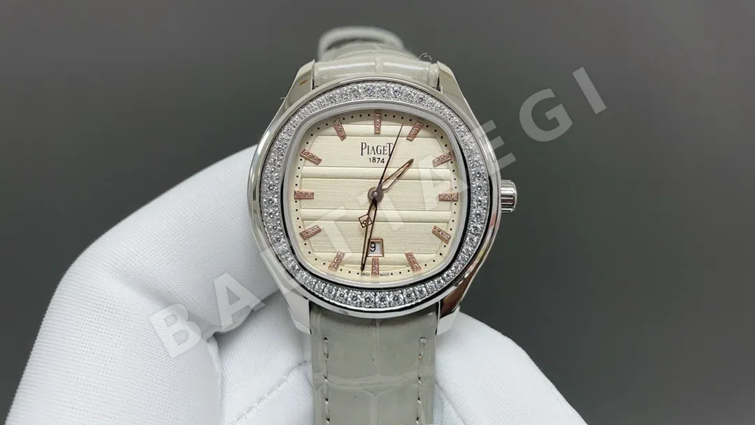피아제 폴로 9015 1110 P 오토매틱 50 시간 파워리저브 남성 시계 레플리카 45363 Piaget 상세 이미지 4