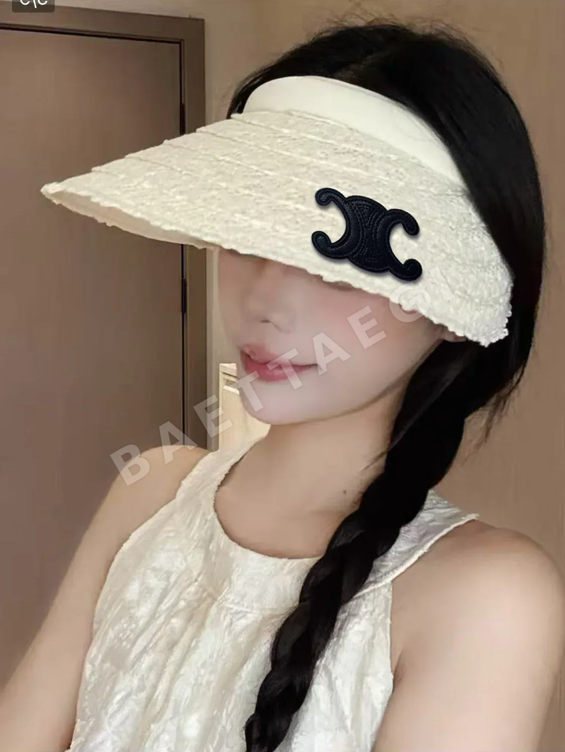셀린느 비치 바이저 모자 상세 이미지 3