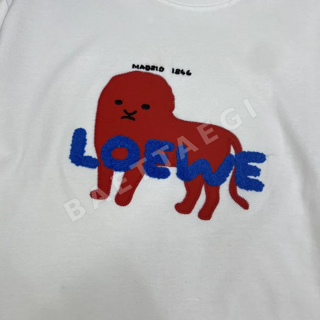 로에베 여성 크루넥 반팔 티셔츠 상세 이미지 7