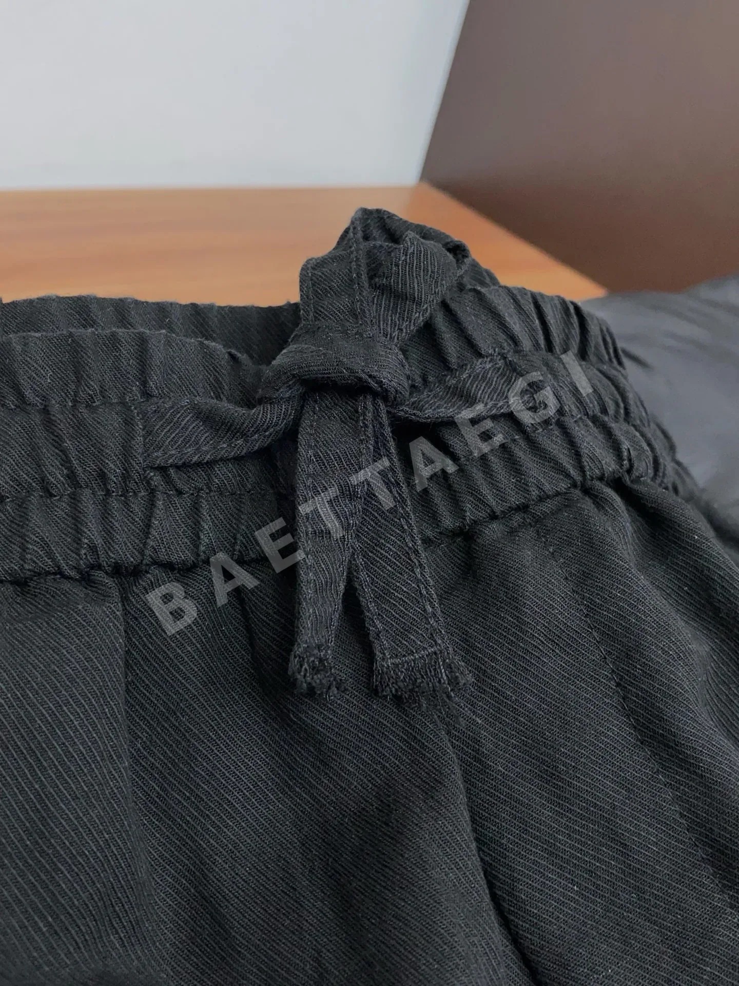 크롬하츠 린넨 와이드 레그 남성 바지 상세 이미지 4