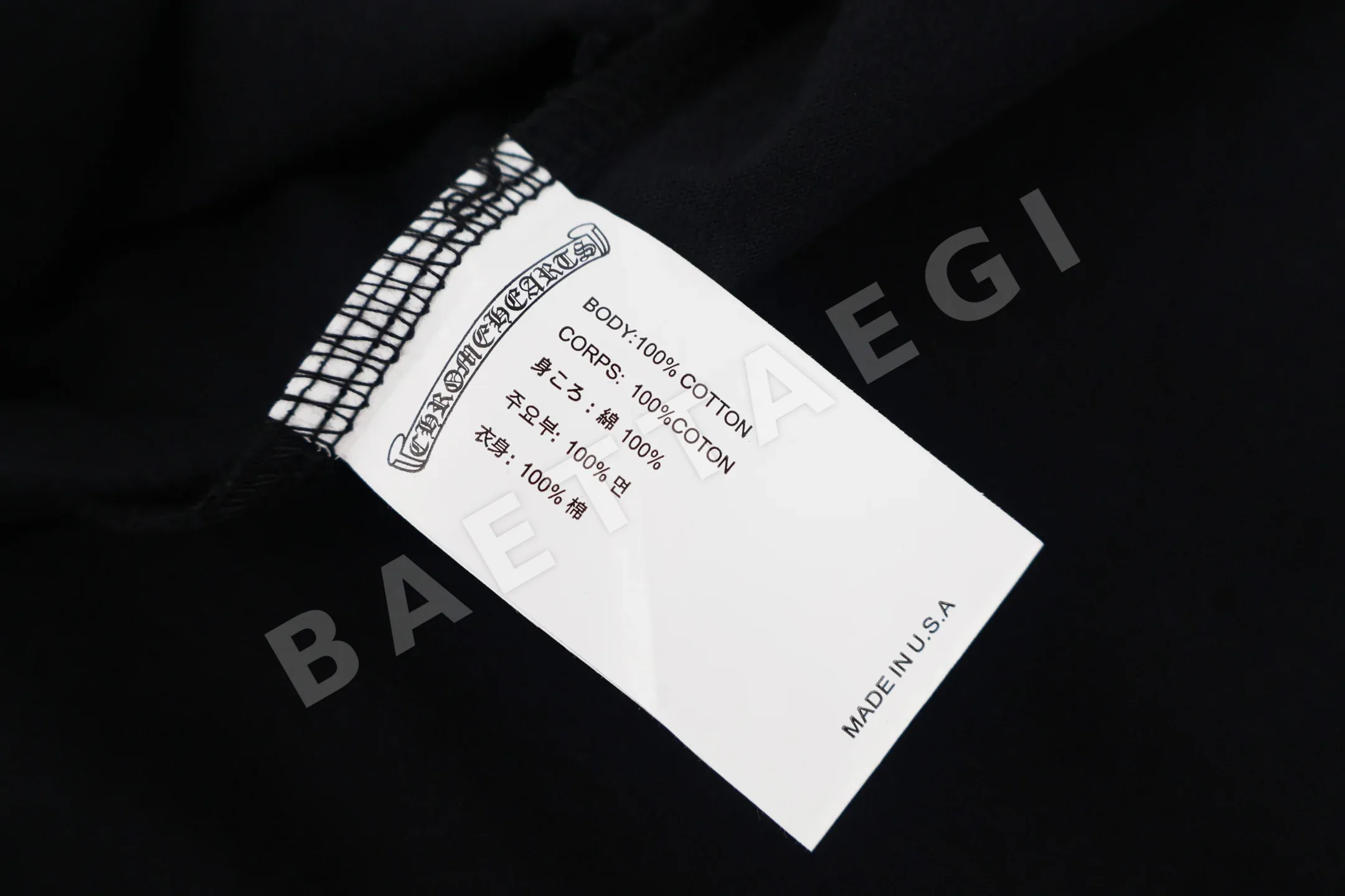 크롬하츠 런던 한정 바이네 호스슈 남성 반팔 티셔츠 상세 이미지 9