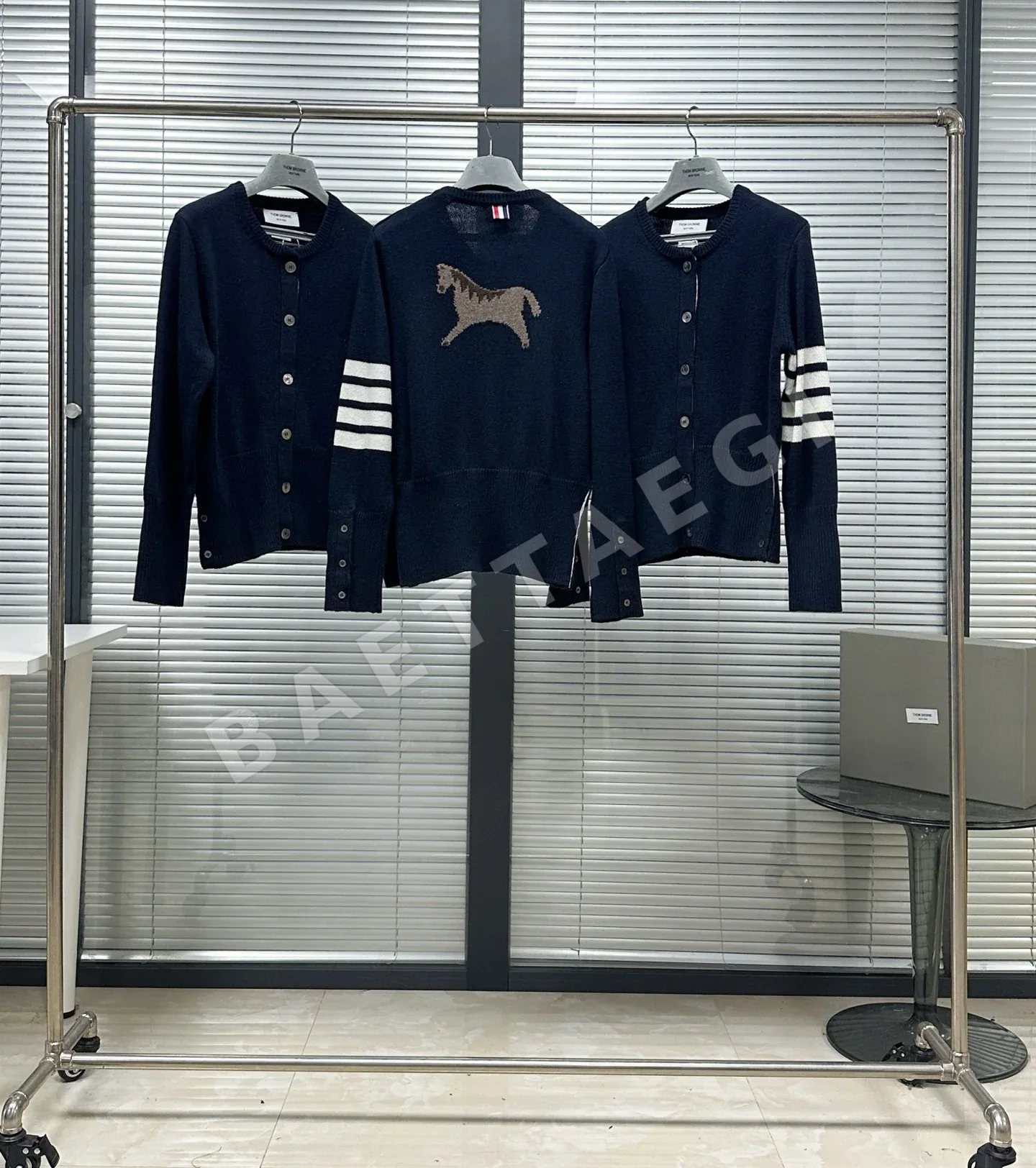 톰브라운 네이비 블루 남성 후드 레플리카 46568 Thom Browne