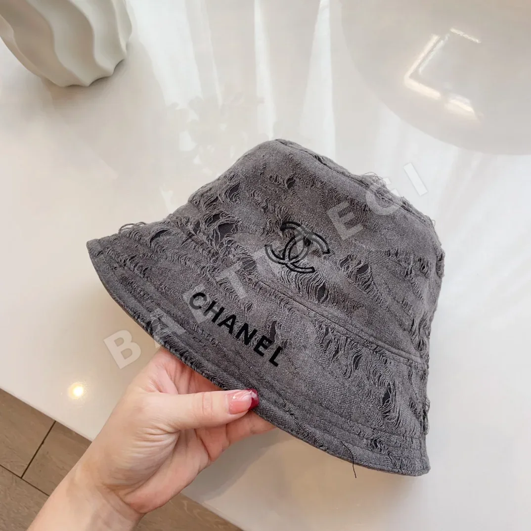 샤넬 데미지 가공 버킷 햇 상세 이미지 8