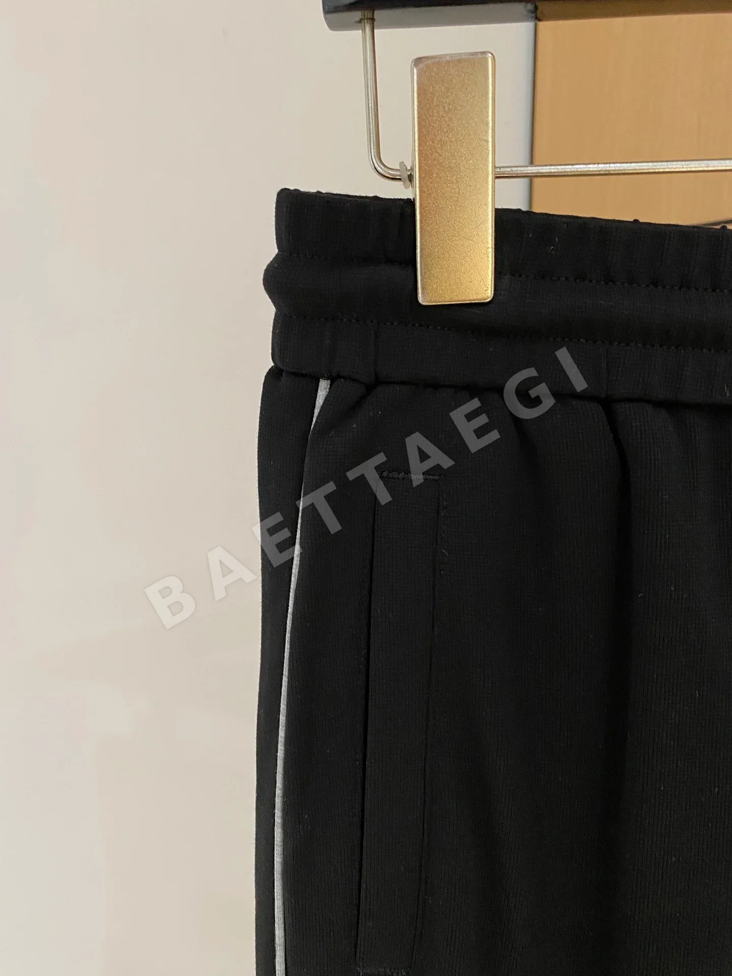 브루넬로쿠치넬리 에어리 라이스 그레인 체크 남성 바지 상세 이미지 4