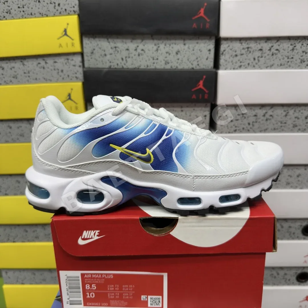 나이키 [BD] 에어 맥스 플러스 DX8962-100 201922 Nike Air Max Plus Spray Paint Swoosh White