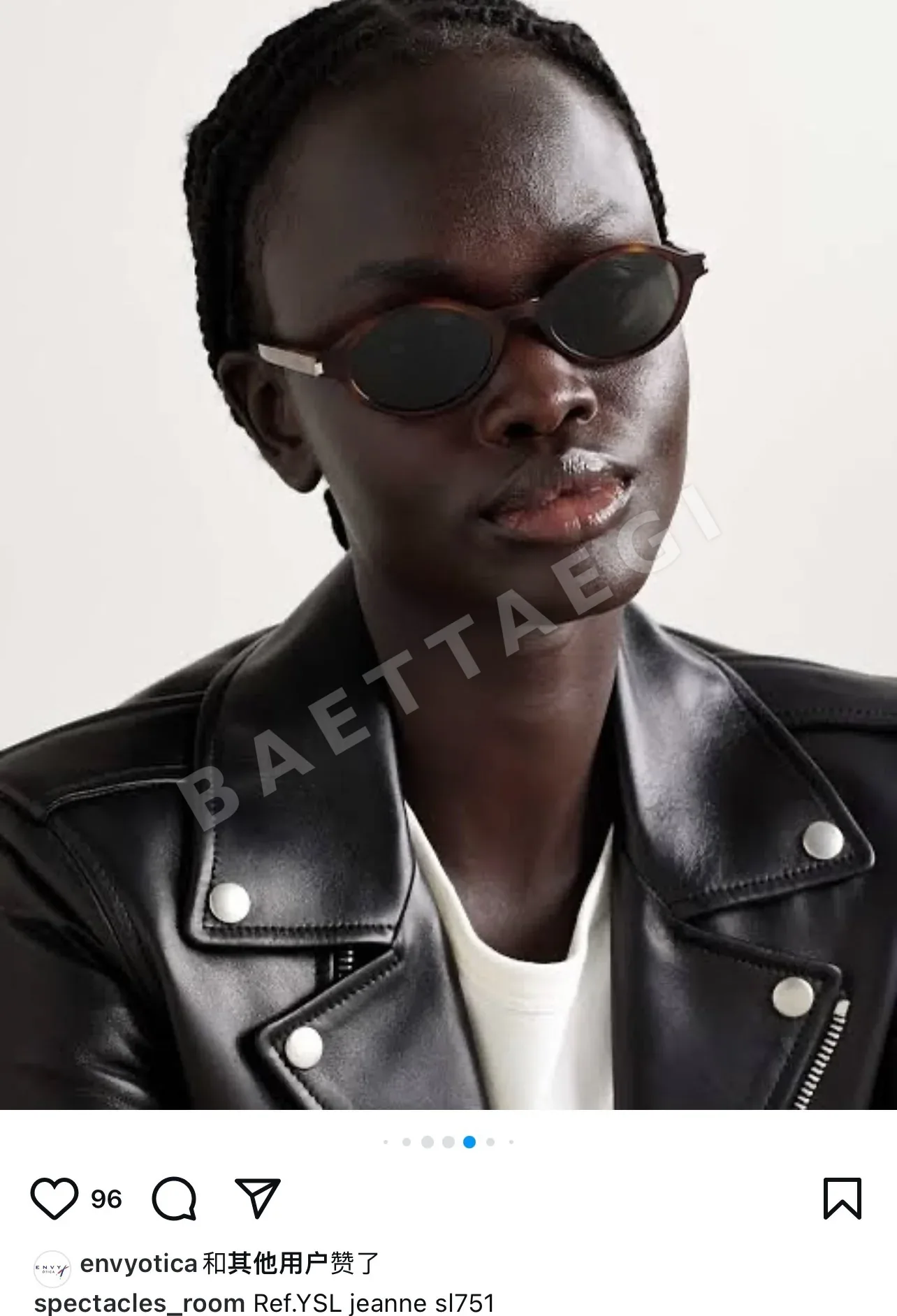 생로랑 선글라스 73482 Saint Laurent Sunglasses 상세 이미지 7