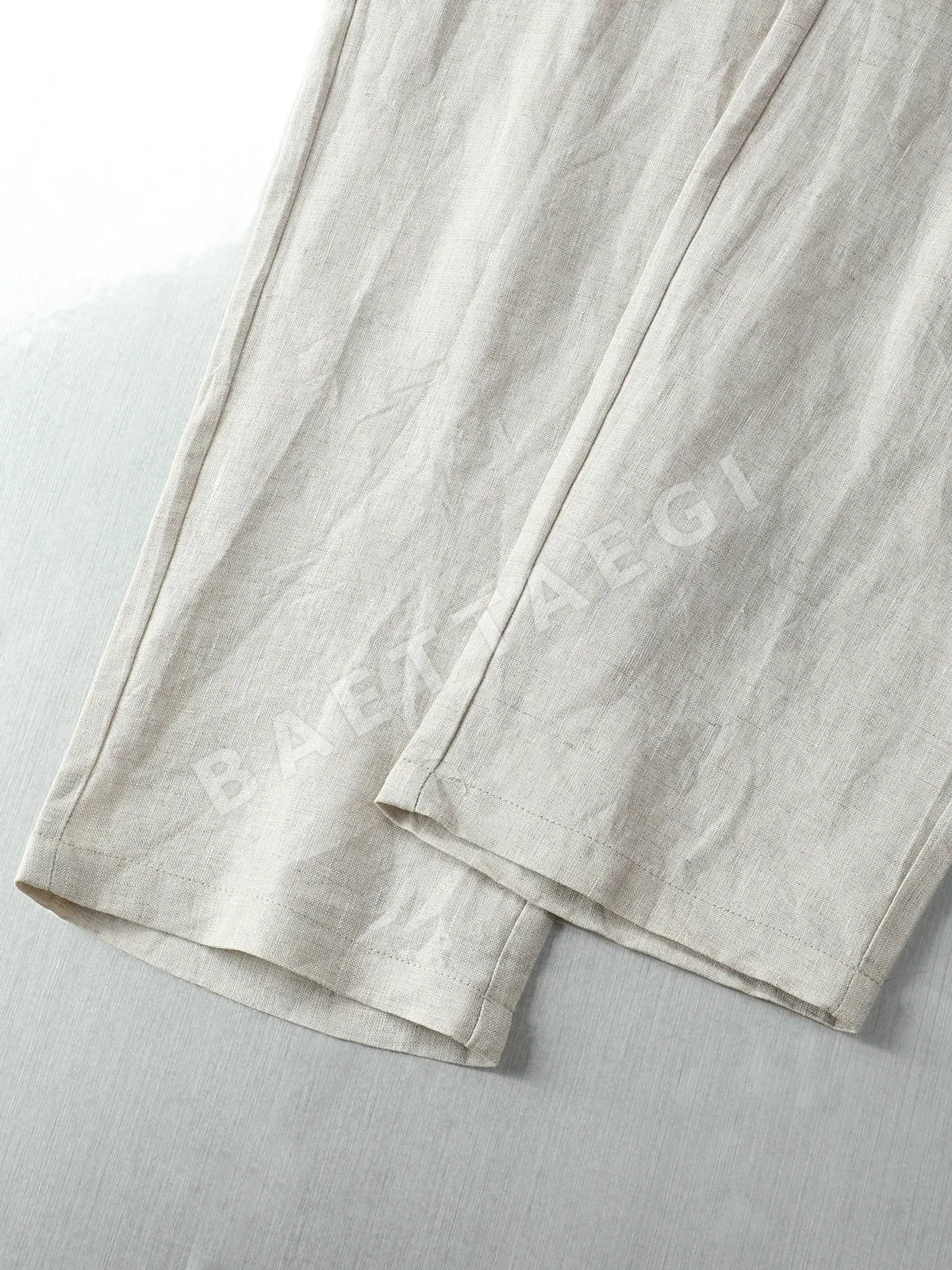 로로피아나 코튼 린넨 남성 팬츠 M-3XL 상세 이미지 8