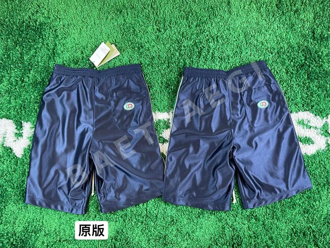 구찌 로고 자수 오버핏 반바지 4494 상세 이미지 5