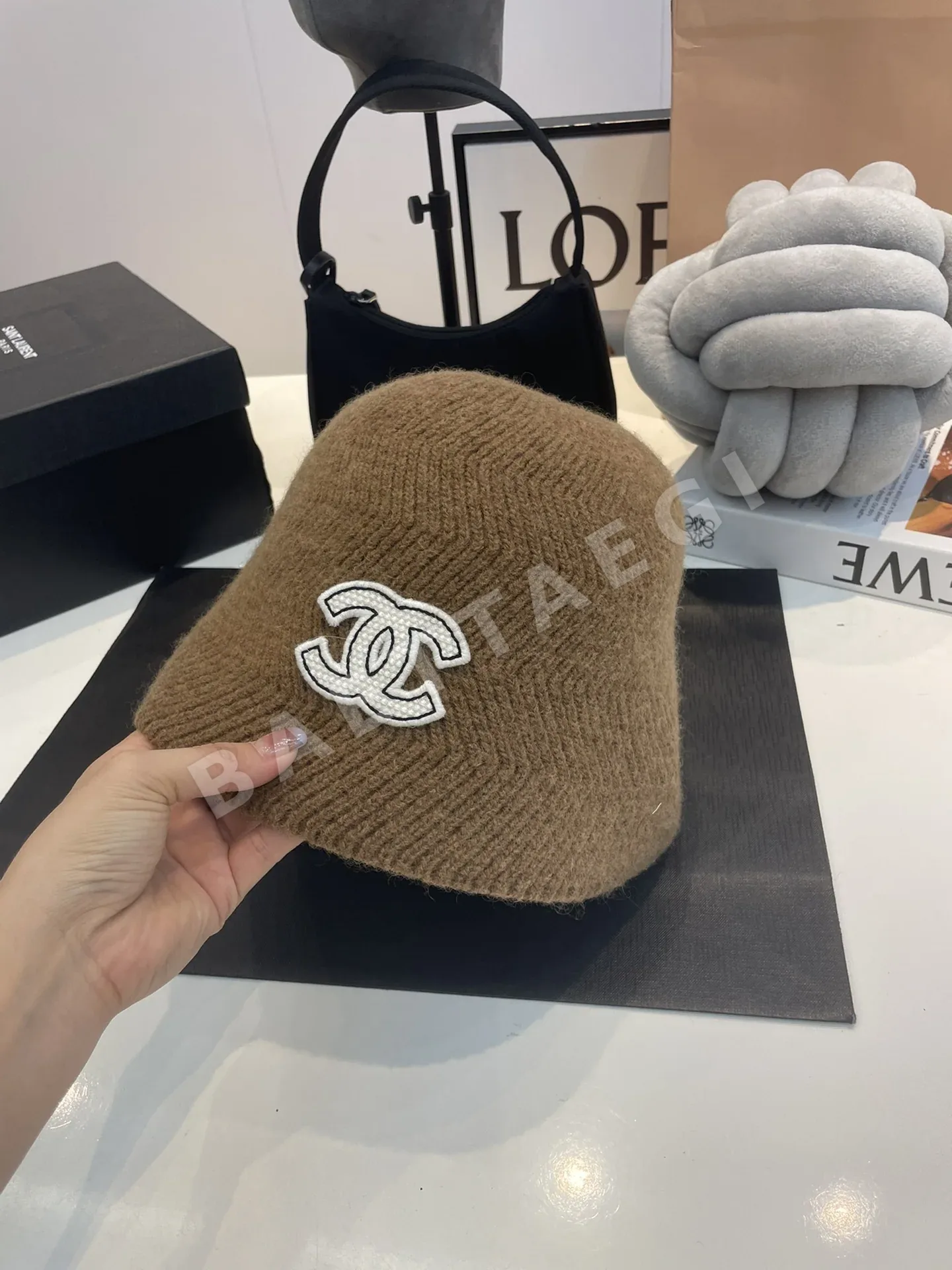 샤넬 울 버킷 햇 모자 상세 이미지 2