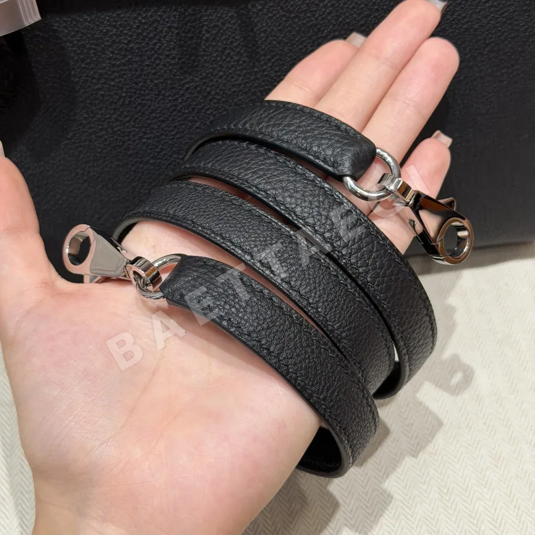에르메스 켈리 25 블랙 토고 가죽 은장 가방 상세 이미지 11