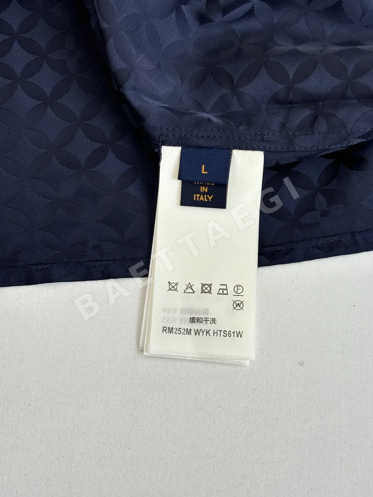 루이비통 콜라보 브이넥 긴팔 셔츠 상세 이미지 12