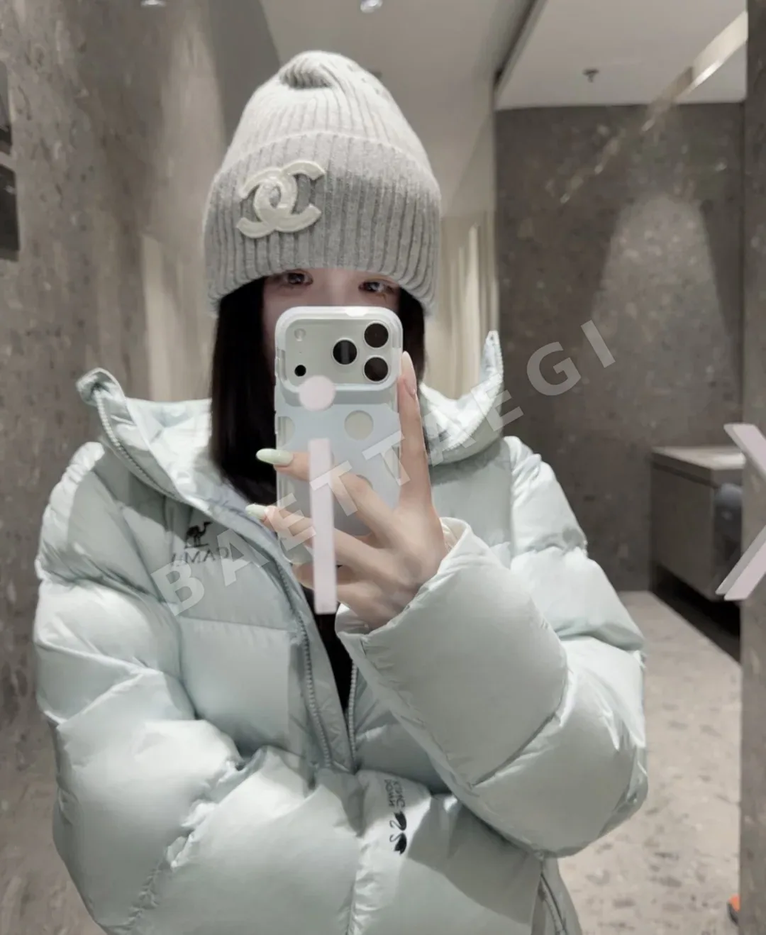 샤넬 비니 모자 상세 이미지 2