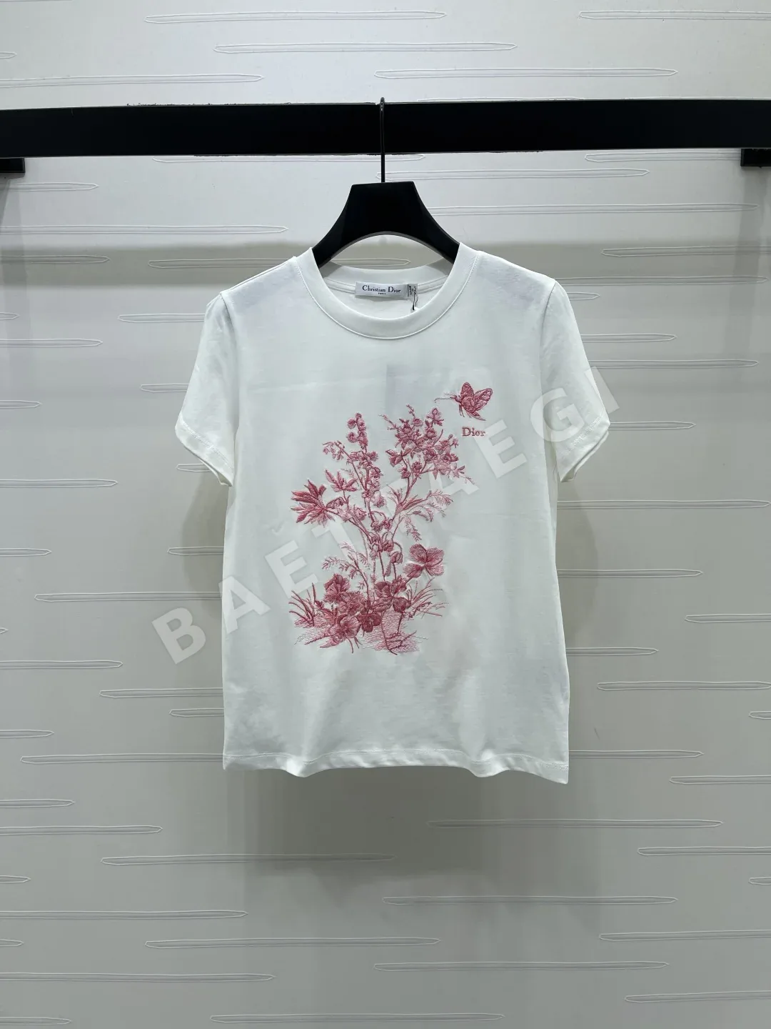 디올 프린트 크루넥 반팔 티셔츠 51993