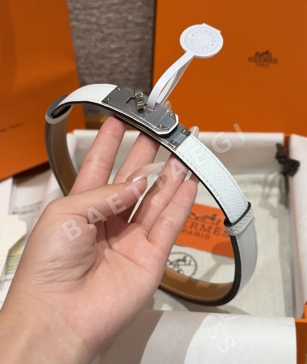 에르메스 켈리 18mm 가죽 벨트 176542