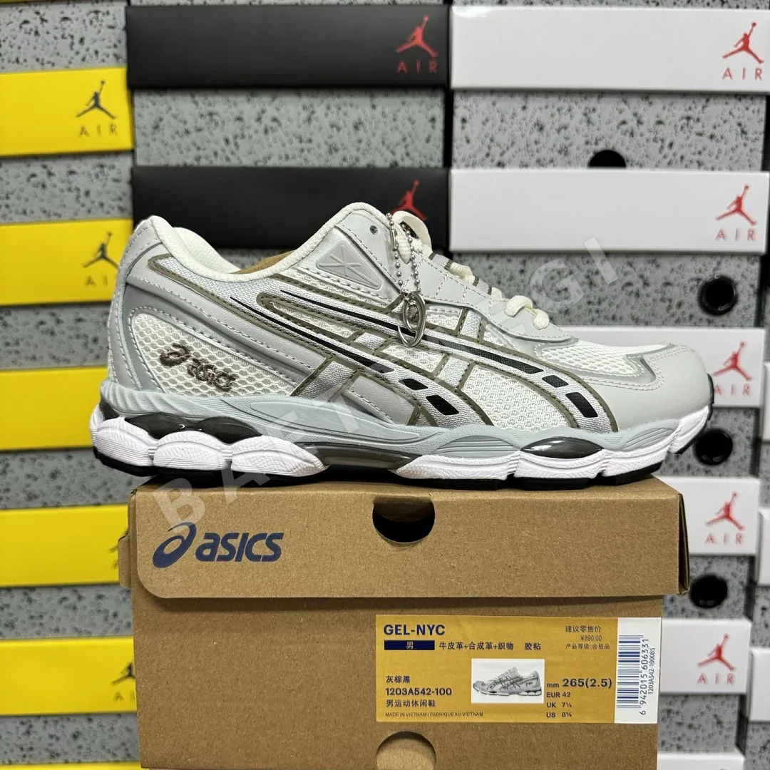 아식스 [GX] 젤 NYC 2055 1203A542-100 200526 Asics Gel-NYC 2055 Cream Pure Silver