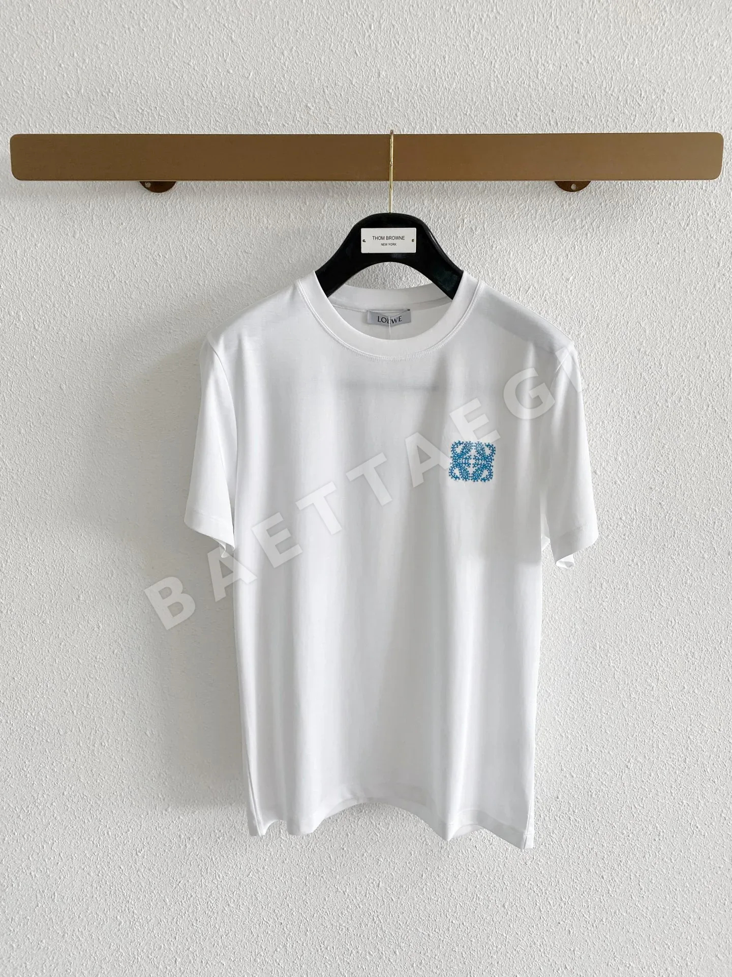로에베 남성 크루넥 반팔 티셔츠 165518