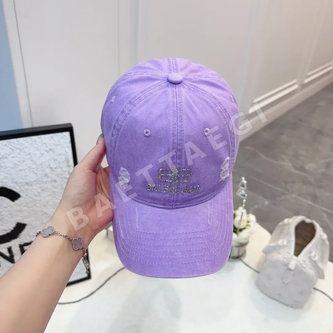 발렌시아가 워시 가공 데미지 야구모자 상세 이미지 3