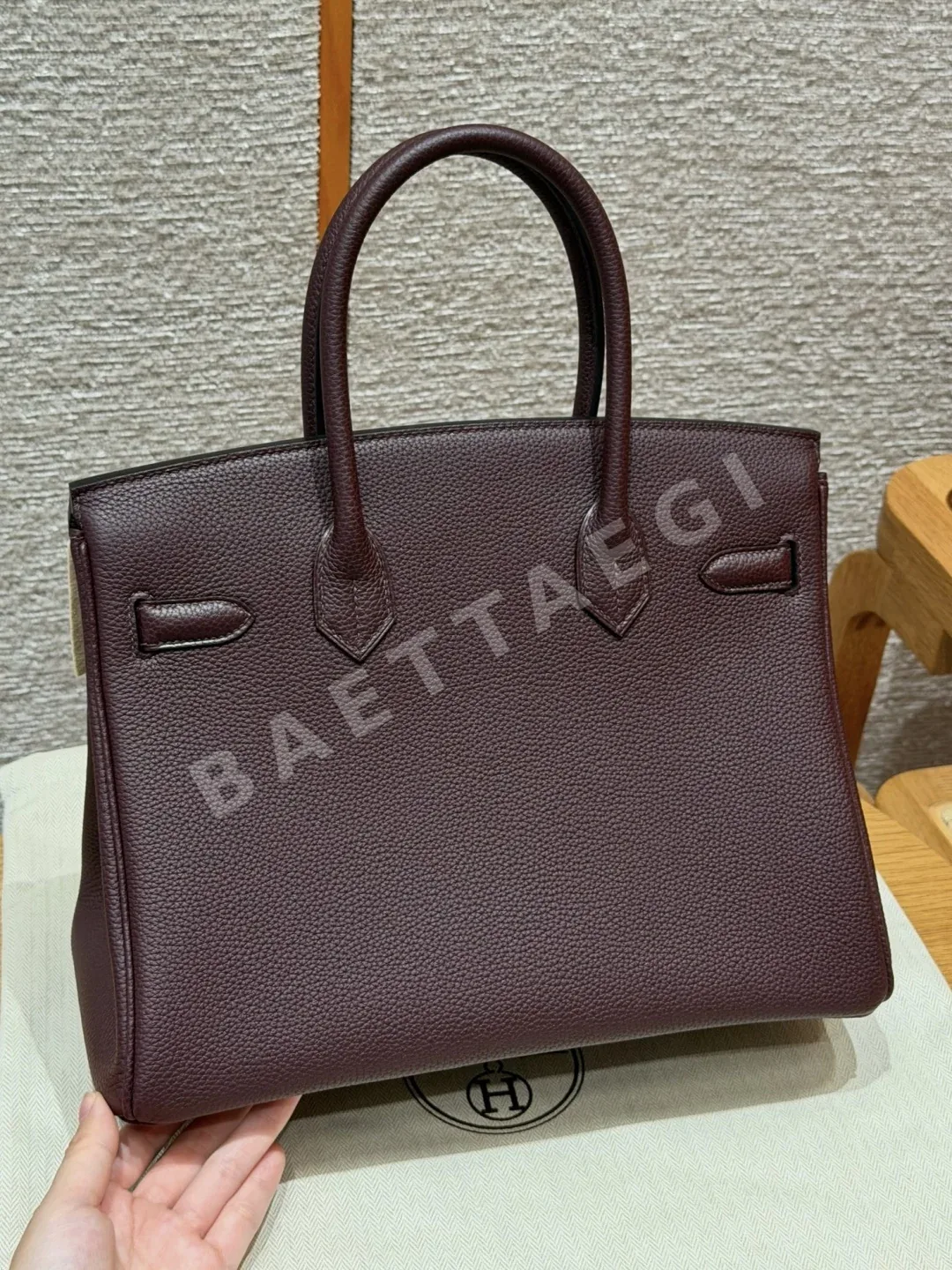 에르메스 버킨 30 새들레드 토고 가방 상세 이미지 2
