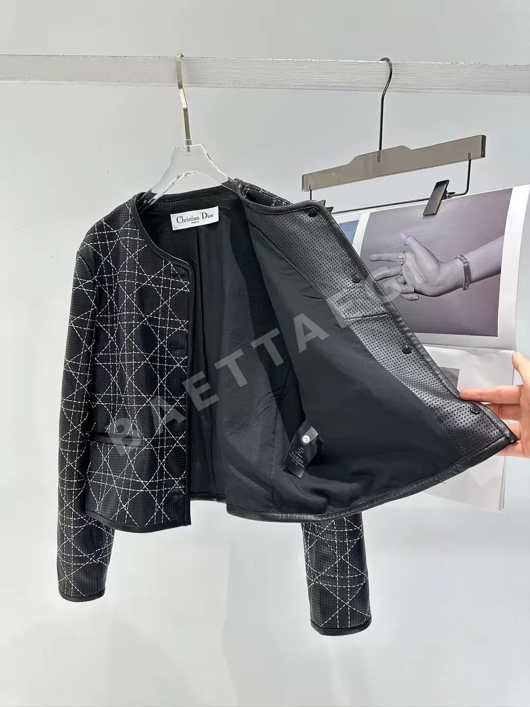 디올 여성 시프스킨 가죽 자켓 상세 이미지 7