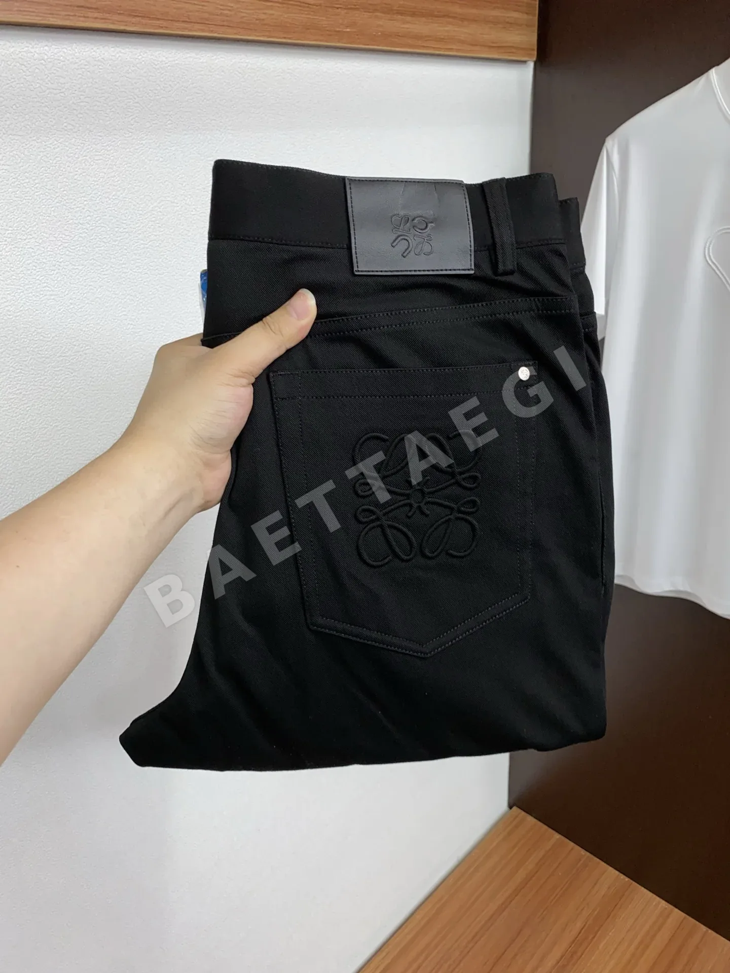 로에베 남성 린넨 바지 65790