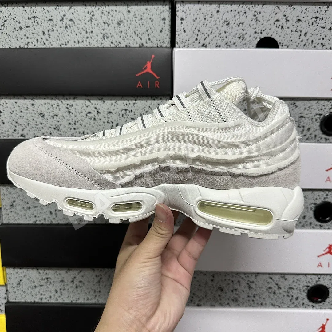 나이키 [GX] 에어 맥스 95 CU8406-100 201216 Nike Air Max 95 Comme Des Garcons White CDG 상세 이미지 7