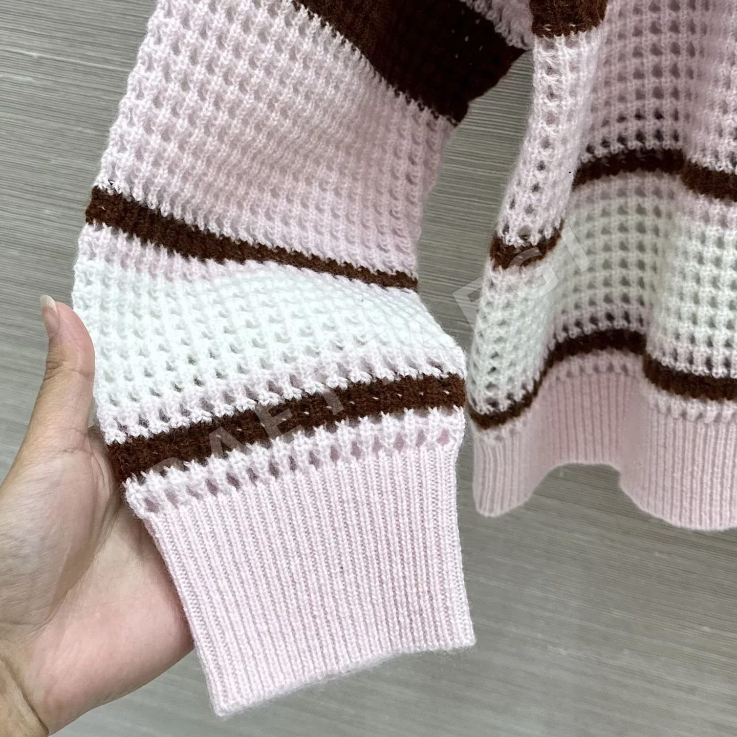 브루넬로쿠치넬리 컬러 블록 스트라이프 캐시미어 자켓 상세 이미지 6
