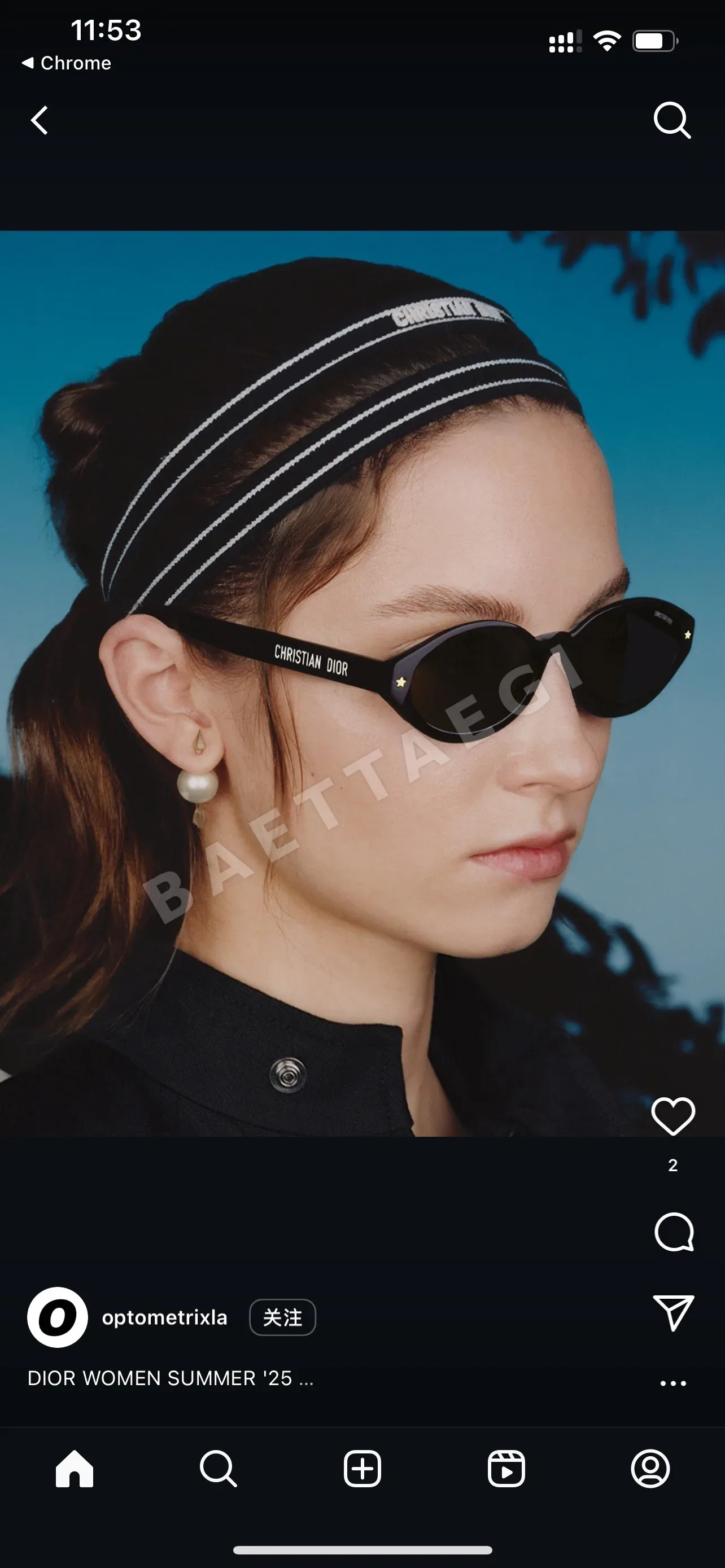 디올 선글라스 60372 Dior Sunglasses 상세 이미지 2