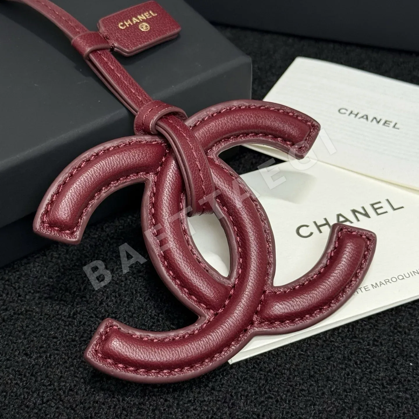 샤넬 더블 C 램스킨 키링 상세 이미지 6