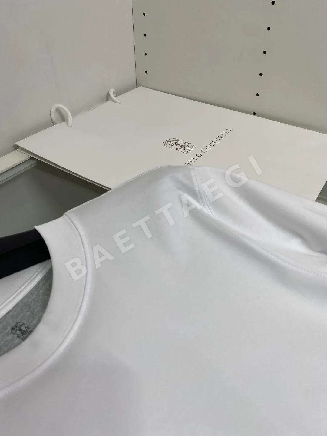 브루넬로쿠치넬리 남성 코튼 긴팔 티셔츠 상세 이미지 8
