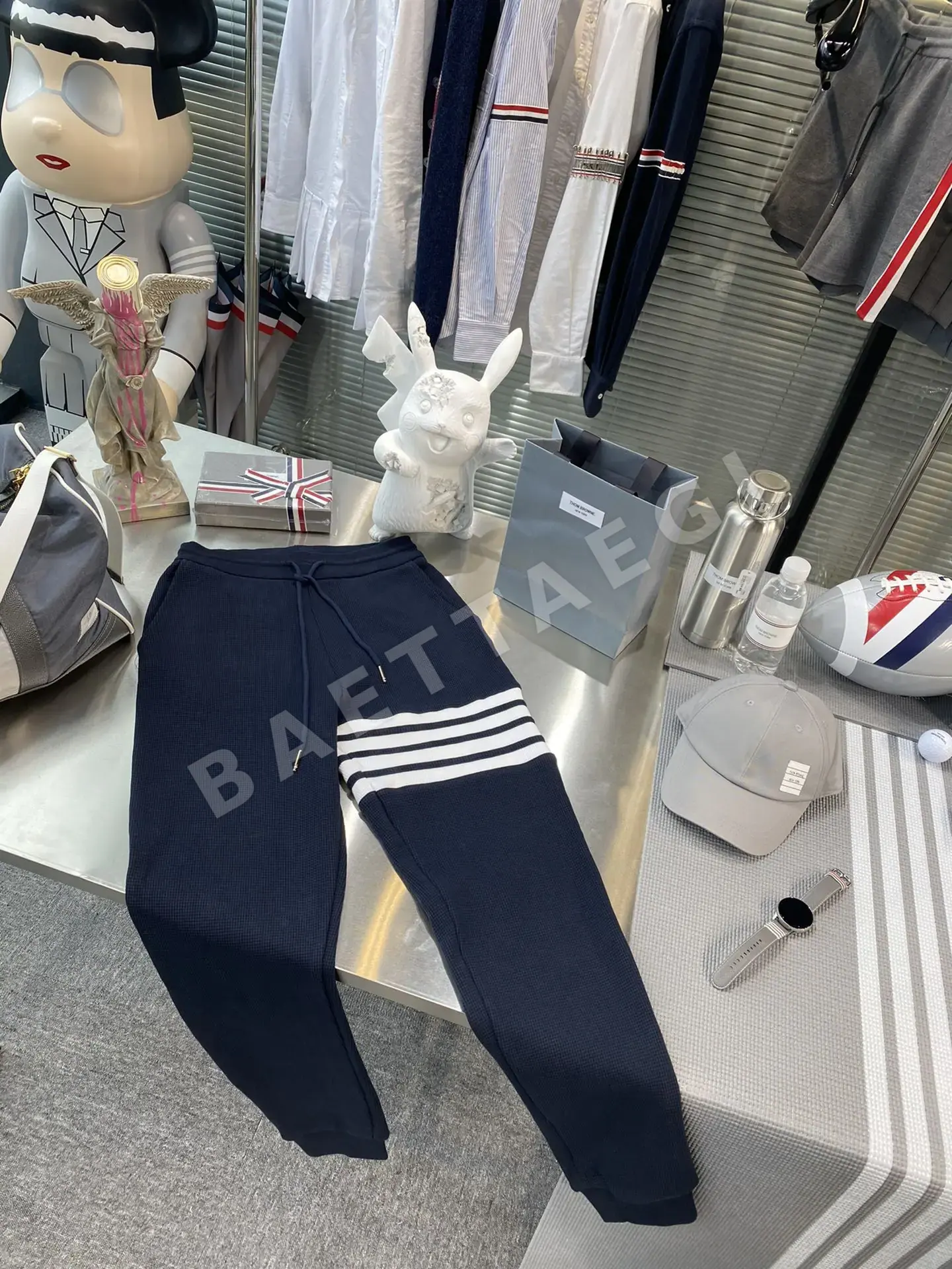 톰브라운 와플 원단 남성 바지 46525
