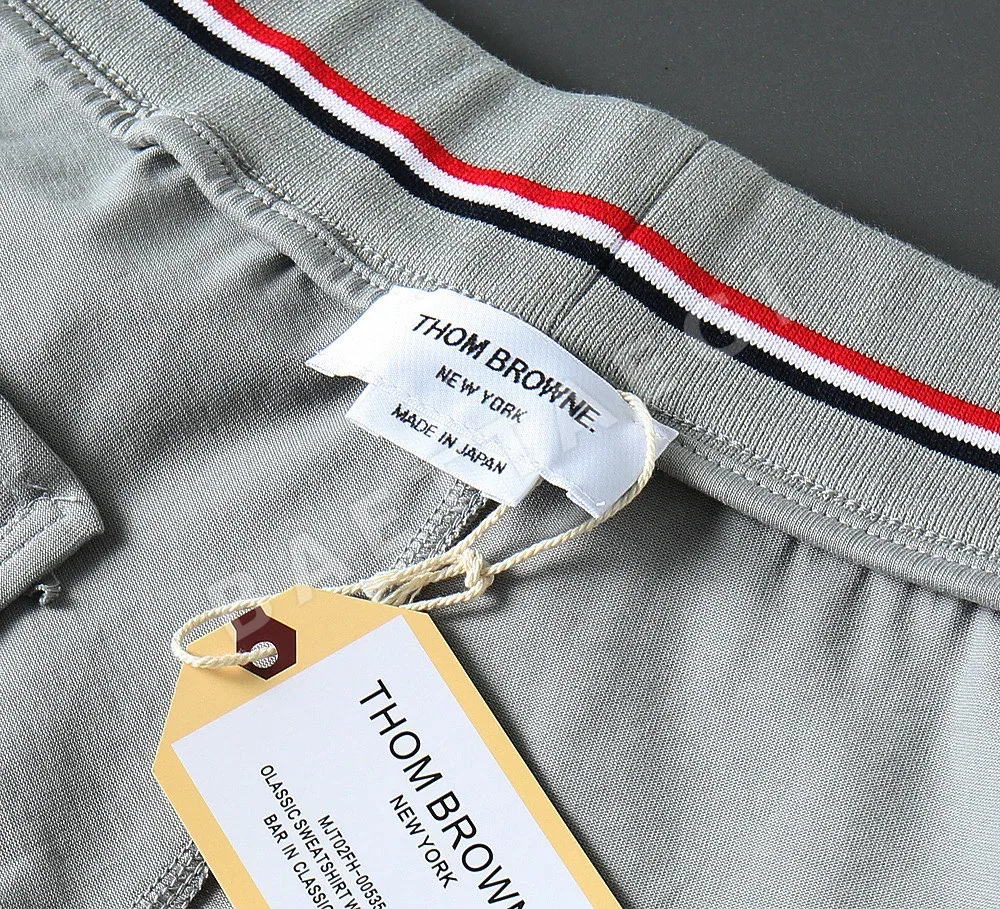 톰브라운 4바 스트라이프 남성 면 반바지 상세 이미지 3
