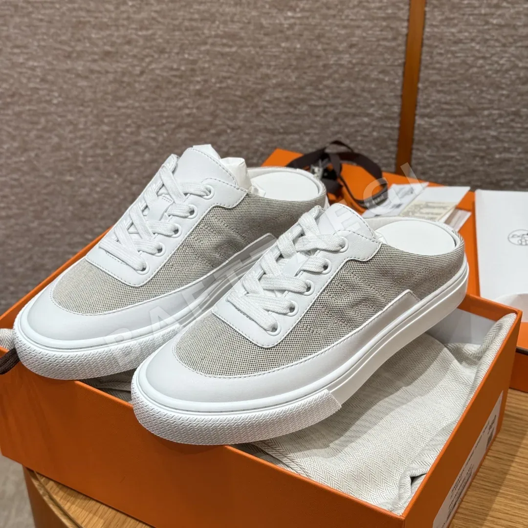 에르메스 킵 샌들 화이트 가죽 상세 이미지 2