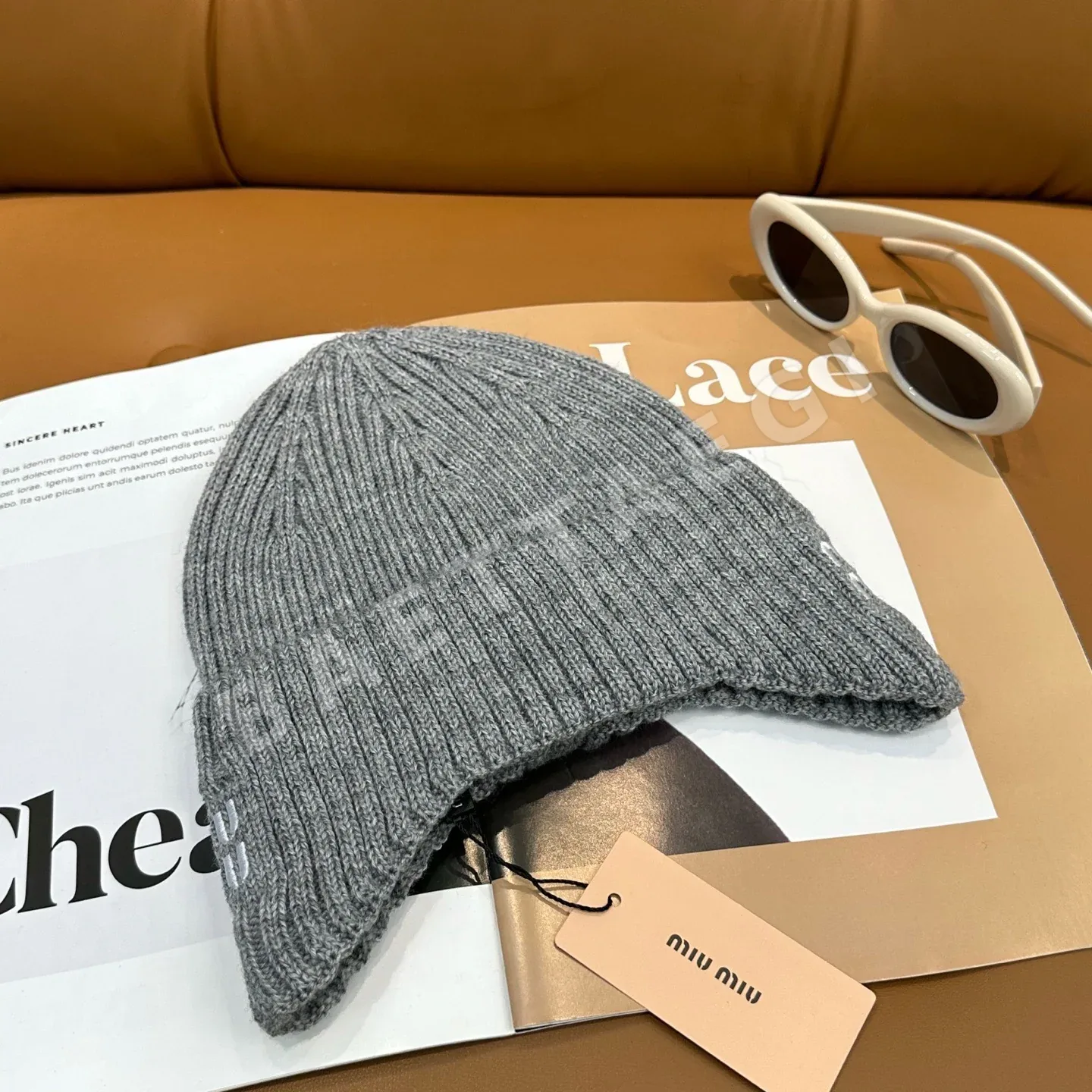 미우미우 모자 81416 Miu Miu Cap 상세 이미지 5