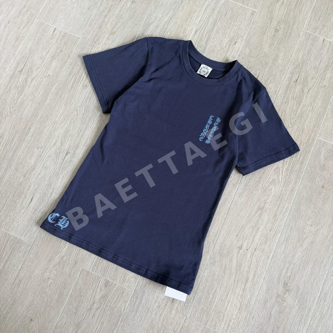 크롬하츠 데미지 가공 여성 반팔 티셔츠 상세 이미지 2