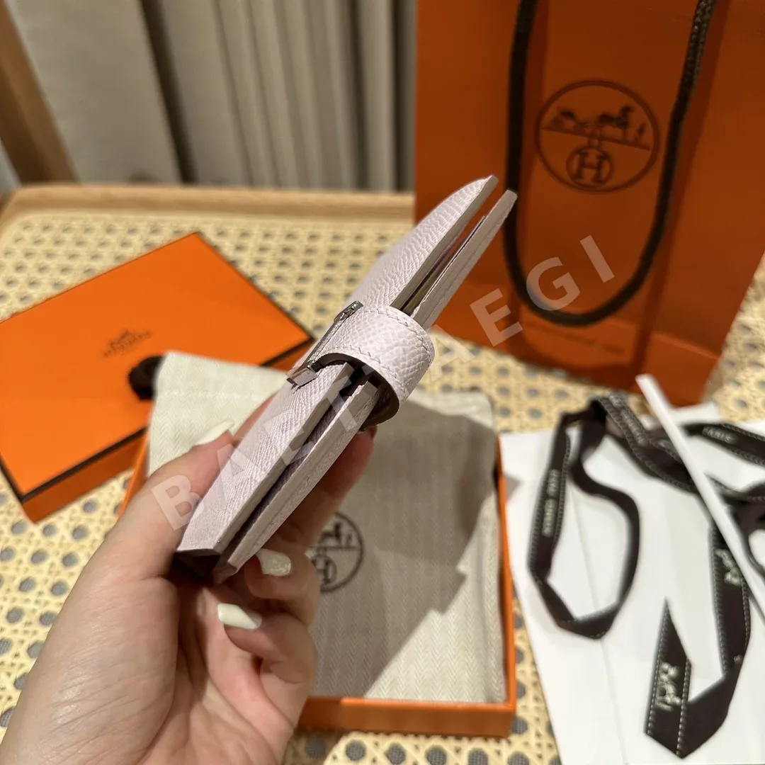 에르메스 베안 엡솜 모브 페일 숏 지갑 상세 이미지 8