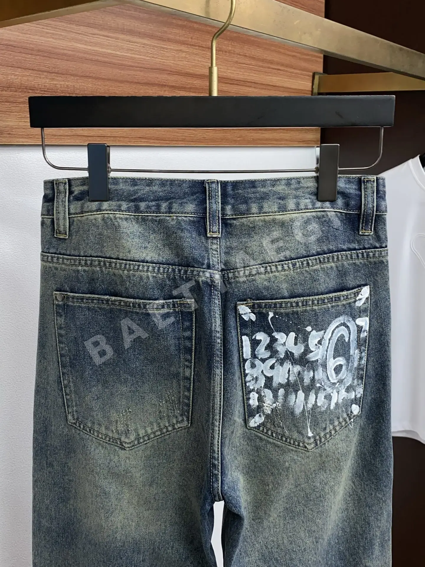 마르지엘라 스트레이트 레그 데님 남성 바지 상세 이미지 10