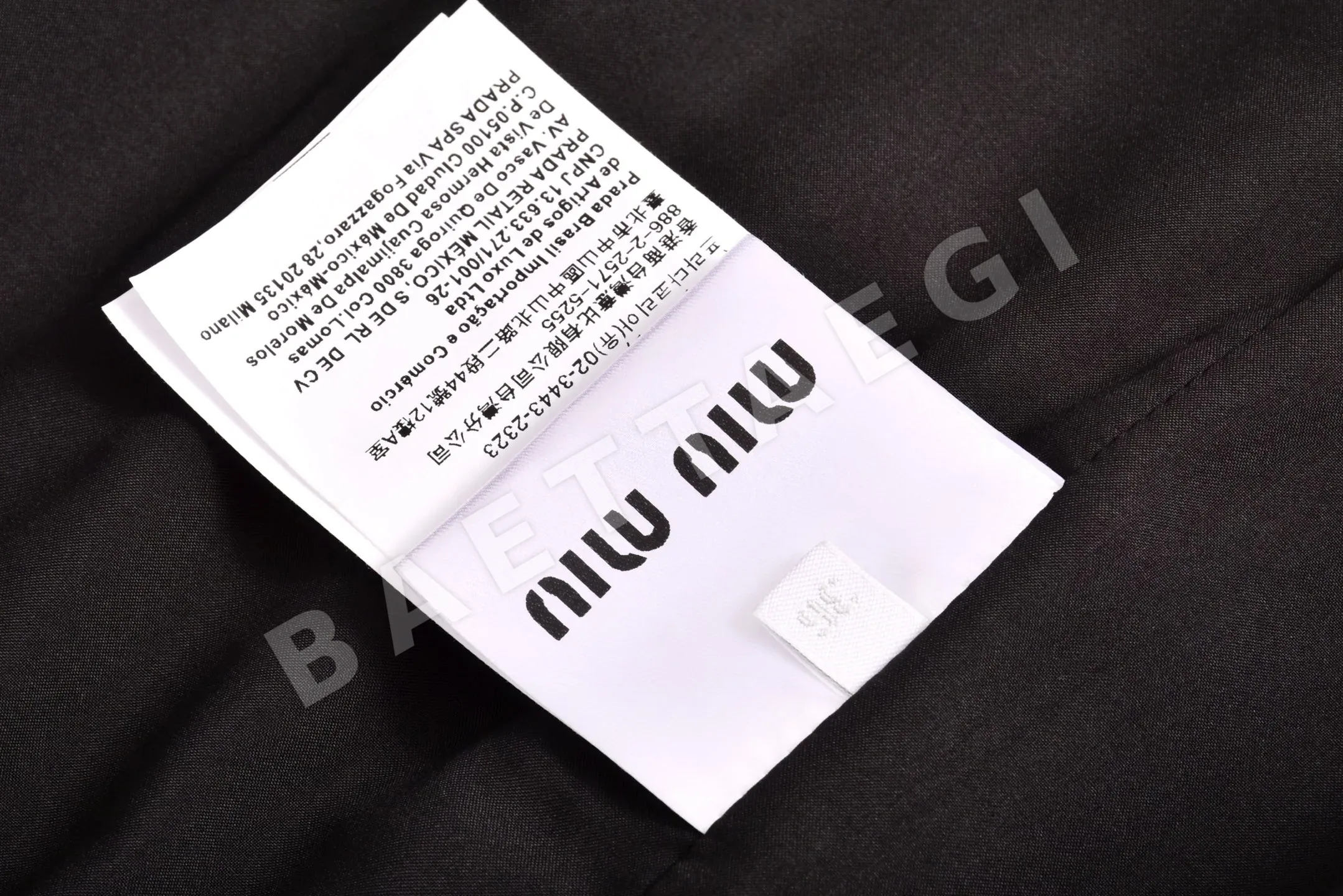 미우미우 블루 체크 패턴 남성 긴팔 셔츠 재킷 상세 이미지 9