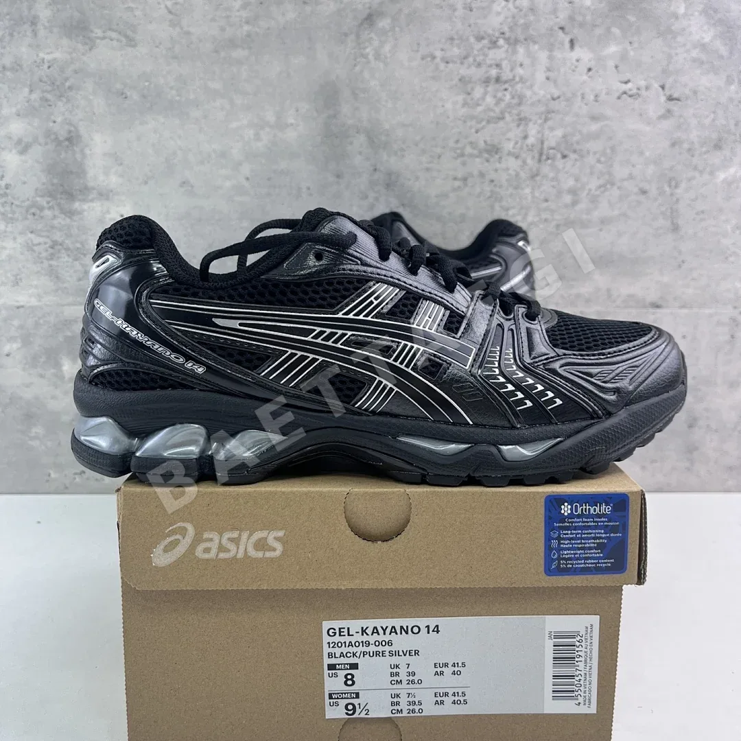 아식스 [TOP] 젤 카야노 14 1201A019-006 200246 Asics Gel-Kayano 14 Black Pure Silver