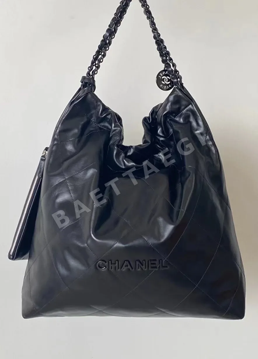 샤넬 22백 몬테벨로 백 블랙 대형 가방 36398