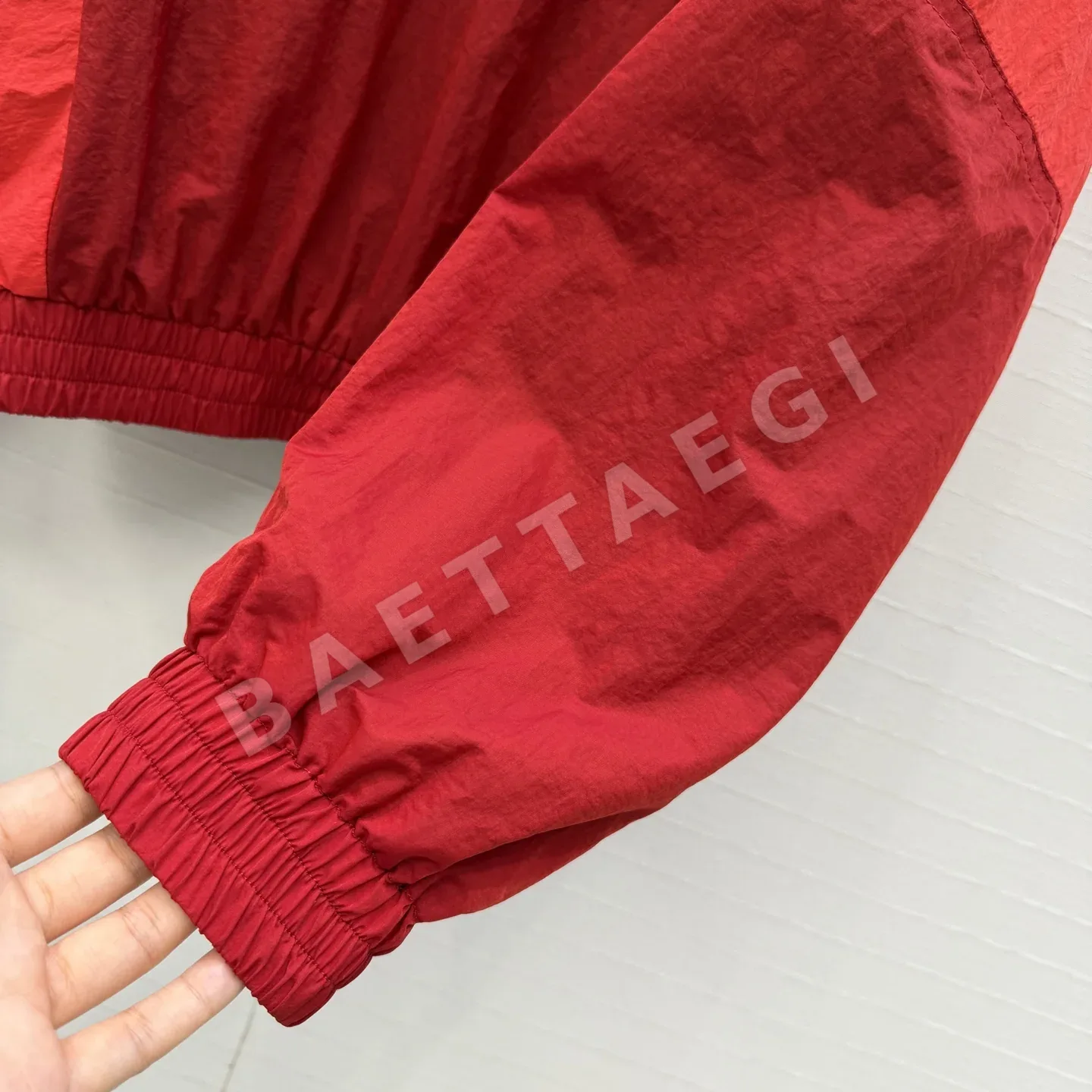 생로랑 컬러블록 스웨트셔츠 여성 자켓 상세 이미지 7
