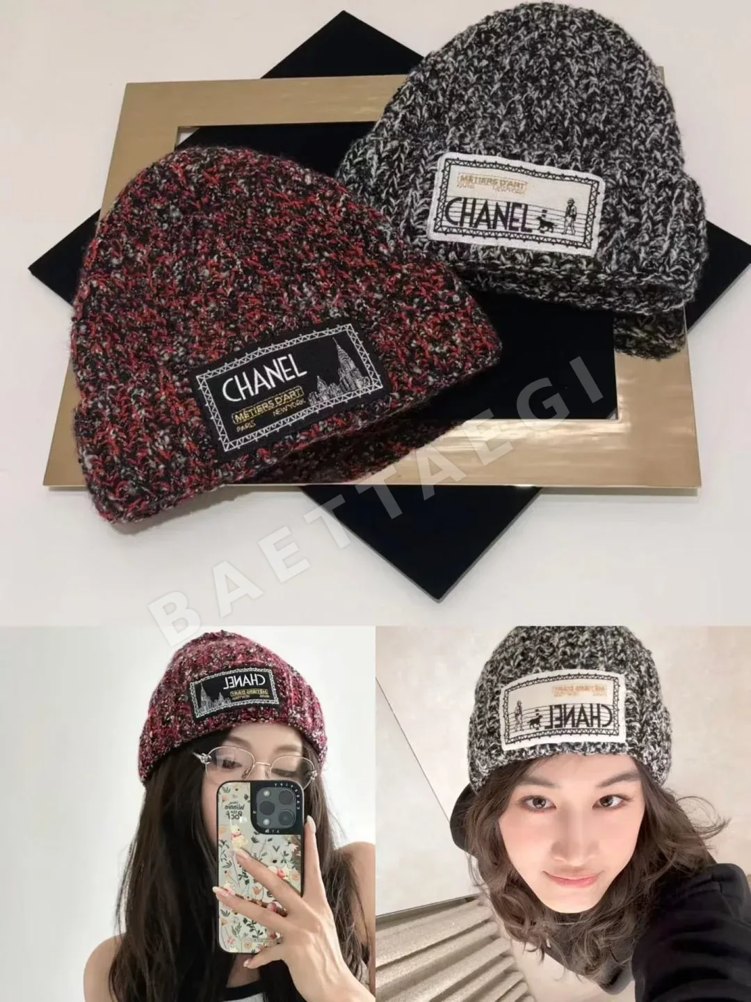 샤넬 니트 비니 상세 이미지 3