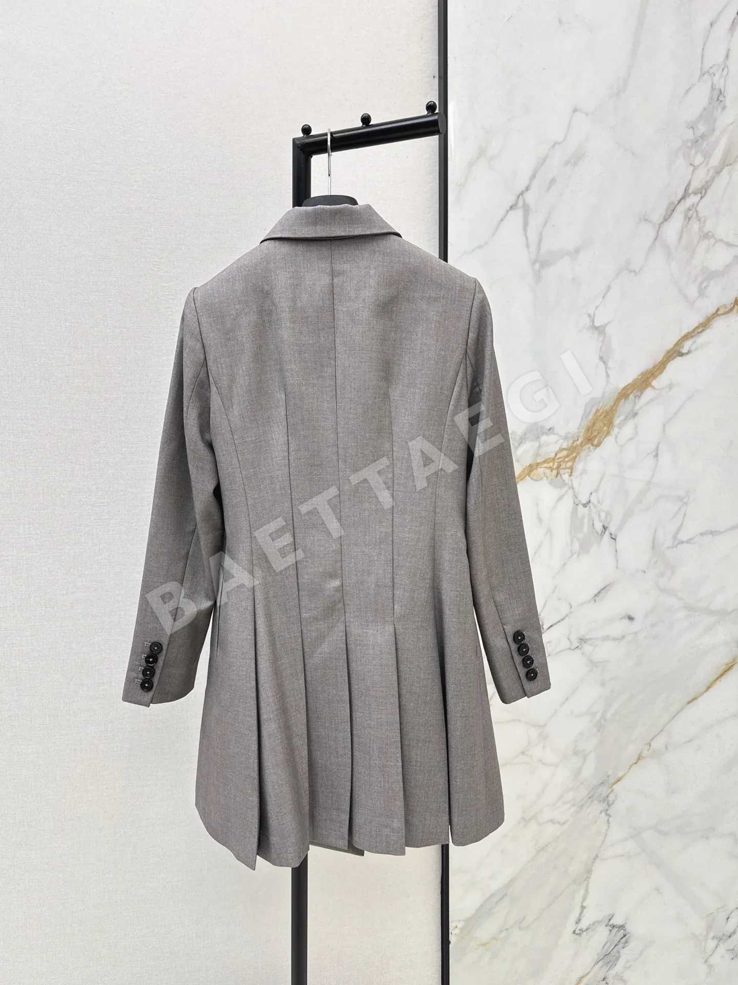 디올 더블 브레스트 플리츠 여성 자켓 상세 이미지 9