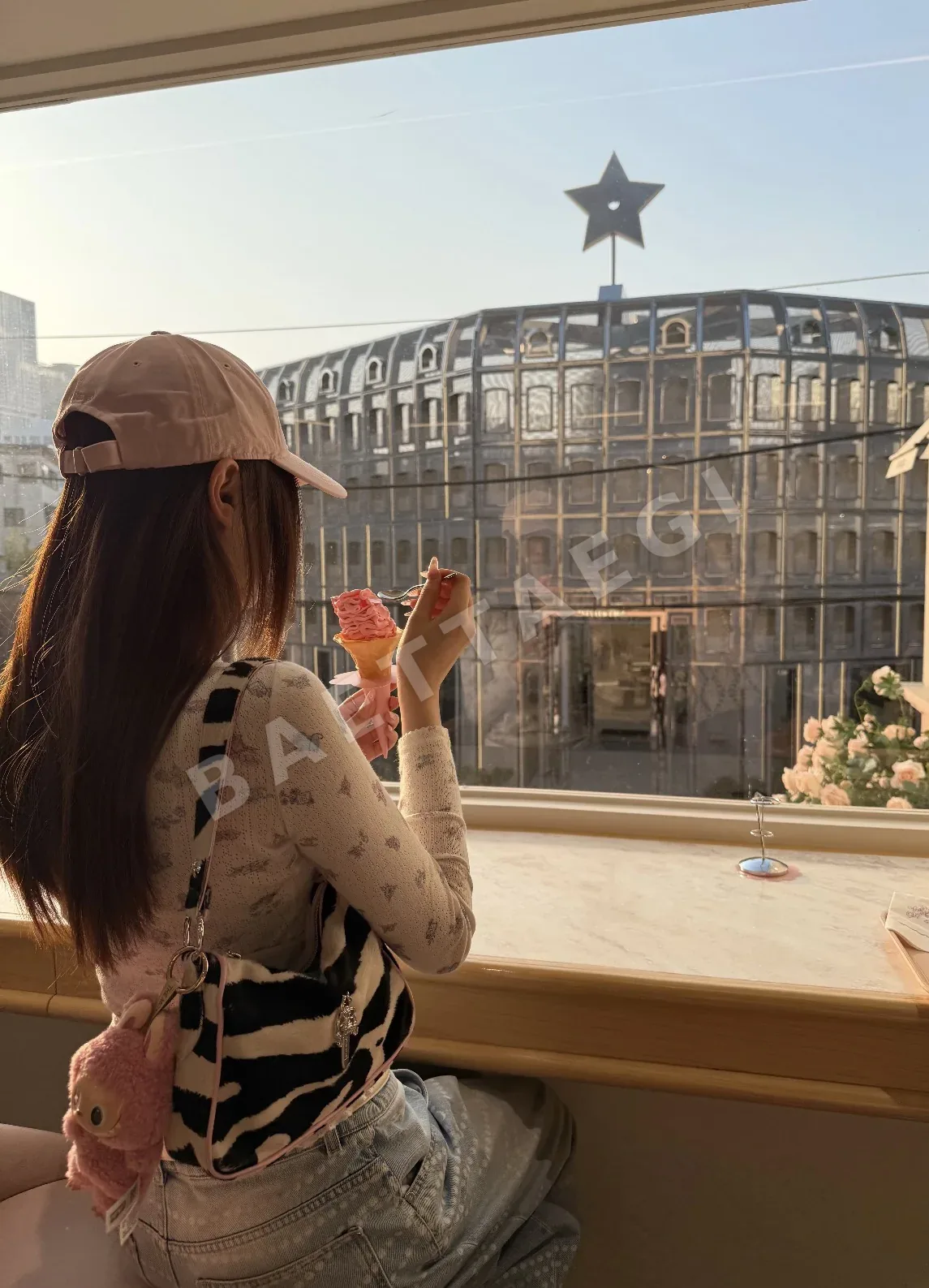 크롬하츠 핑크 제브라 패턴 말털 가방 상세 이미지 8